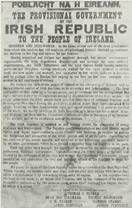 orig4 An original copy of the 1916 Proclamation of the Irish Republic